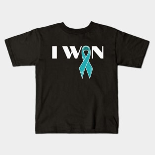 Ovarian Cancer Warrior Kids T-Shirt